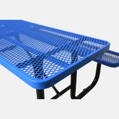 8ft Blue ADA Compliant Picnic Table - Thermoplastic Coated