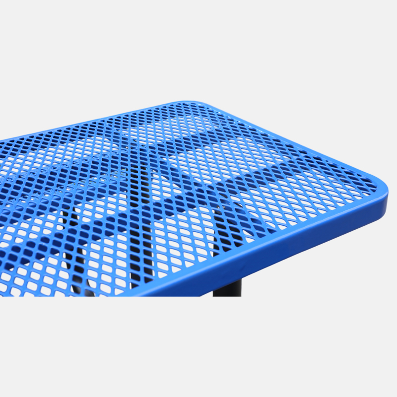 8ft Blue ADA Compliant Picnic Table - Thermoplastic Coated