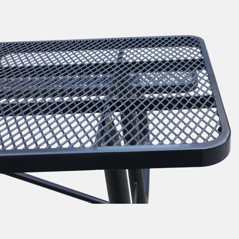 8ft Black ADA Compliant Picnic Table - Commercial Grade