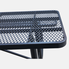8ft Black ADA Compliant Picnic Table - Commercial Grade