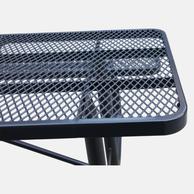 8ft Black ADA Compliant Picnic Table - Commercial Grade