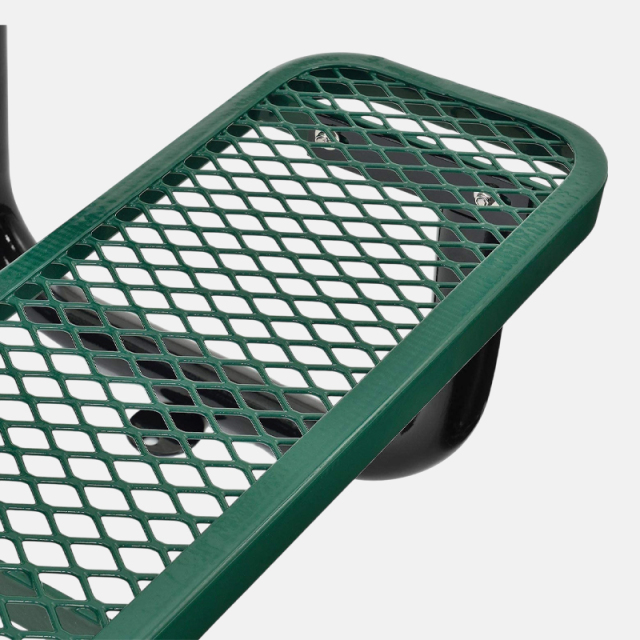 8ft Green ADA Compliant Picnic Table Thermoplastic Arlau