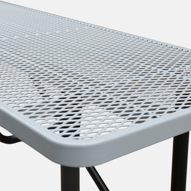 8ft Gray Heavy-Duty Picnic Table - Commercial - yalau