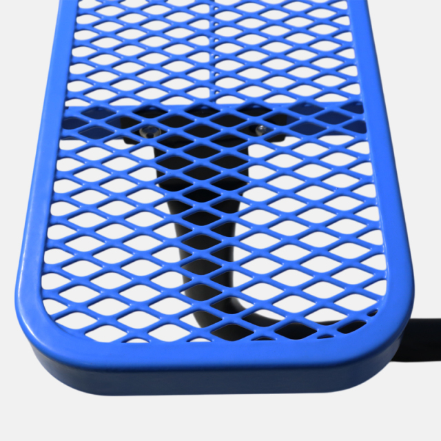8ft Blue ADA Compliant Picnic Table - Thermoplastic Coated
