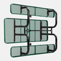 8ft Green ADA Compliant Picnic Table Thermoplastic Arlau