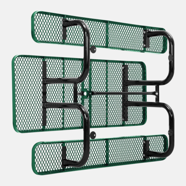 8ft Green ADA Compliant Picnic Table Thermoplastic Arlau
