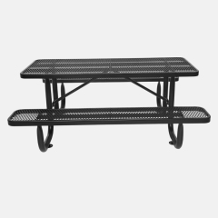 Heavy-Duty 6 Foot Picnic Table - 1000 lb Capacity All-Weather Steel