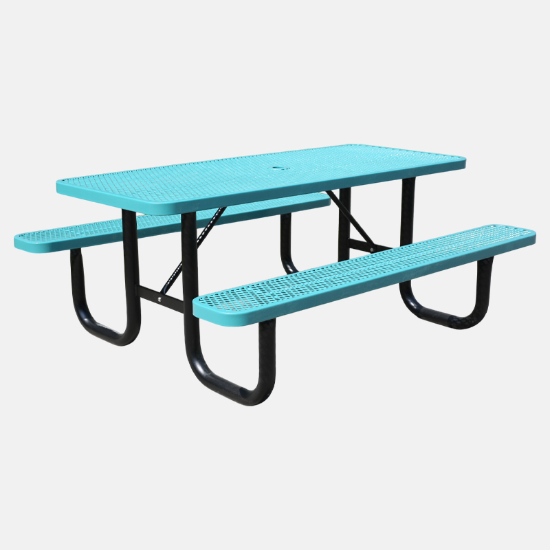 6 Foot Picnic Table Heavy Duty Thermoplastic Steel Arlau