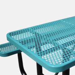 6 Foot Picnic Table Heavy Duty Thermoplastic Steel Arlau