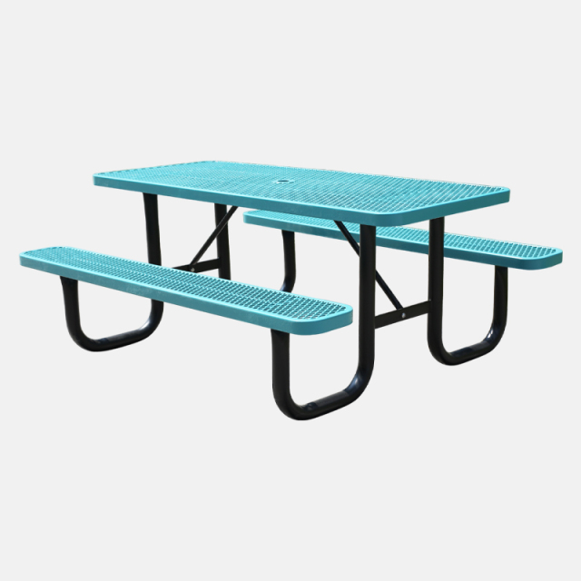 6 Foot Picnic Table Heavy Duty Thermoplastic Steel Arlau
