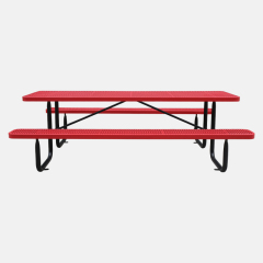 Metal Picnic Tables 4' 6' 8' - Commercial Outdoor Benches Arlau