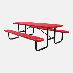 Metal Picnic Tables 4' 6' 8' - Commercial Outdoor Benches Arlau
