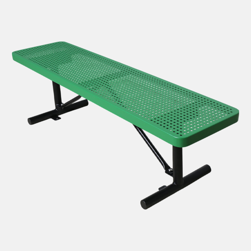 Heavy-Duty Outdoor Picnic Bench 4ft & 6ft Steel - Arlau