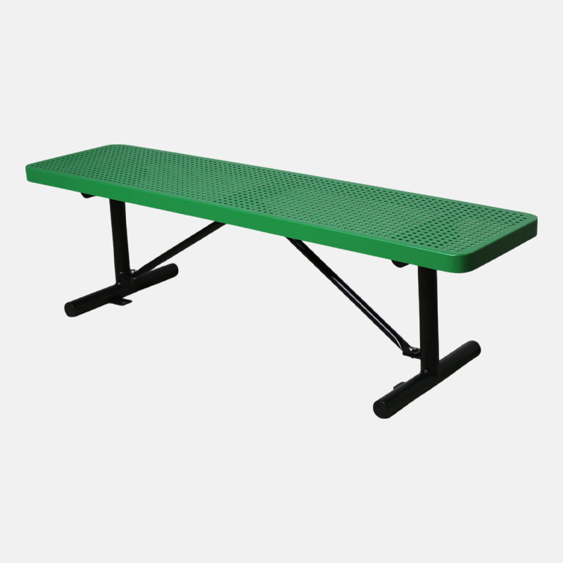 Heavy-Duty Outdoor Picnic Bench 4ft & 6ft Steel - Arlau