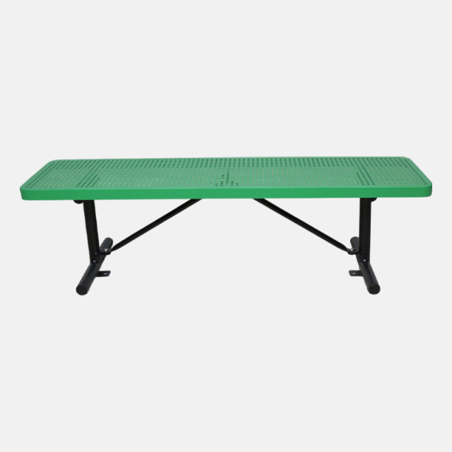 Heavy-Duty Outdoor Picnic Bench 4ft & 6ft Steel - Arlau