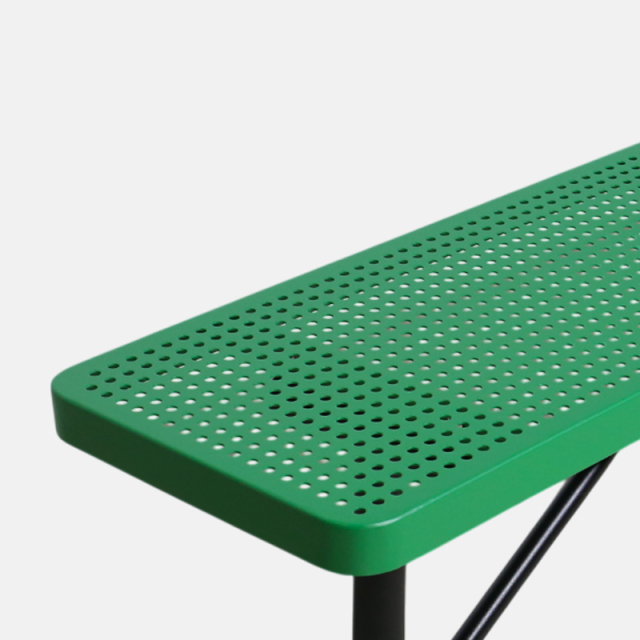 Heavy-Duty Outdoor Picnic Bench 4ft & 6ft Steel - Arlau