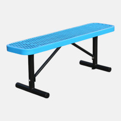 Diamond Mesh Bench - 4', 6', 8' Heavy-Duty Outdoor Seating