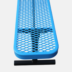 Diamond Mesh Bench - 4', 6', 8' Heavy-Duty Outdoor Seating