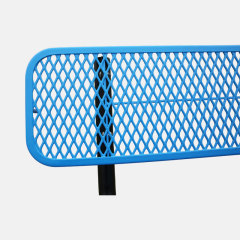 4 Foot Outdoor Bench Steel Mesh Thermoplastic - yalau