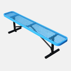 Diamond Mesh Bench - 4', 6', 8' Heavy-Duty Outdoor Seating