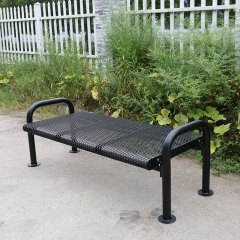 yalau Heavy-Duty Thermoplastic Coated Metal Bench