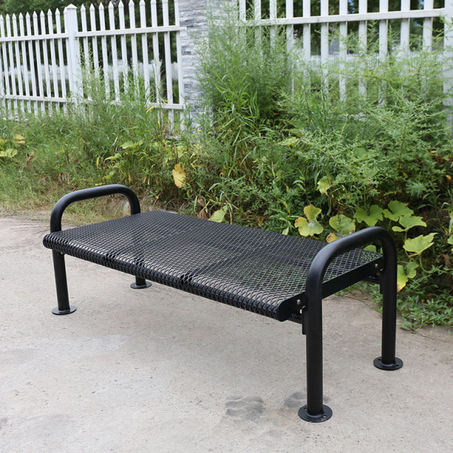 yalau Heavy-Duty Thermoplastic Coated Metal Bench