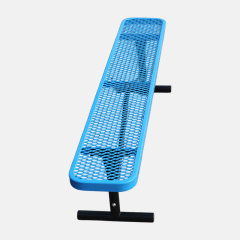 Diamond Mesh Bench - 4', 6', 8' Heavy-Duty Outdoor Seating