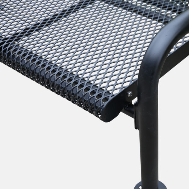 yalau Heavy-Duty Thermoplastic Coated Metal Bench