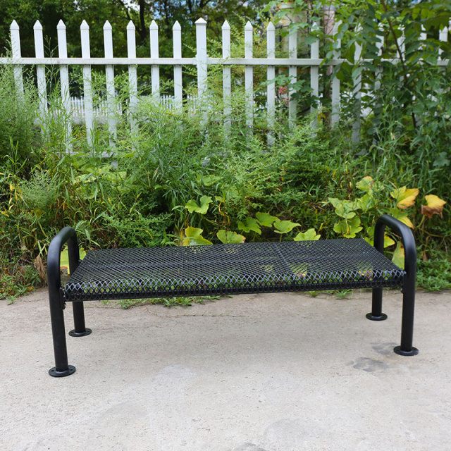 yalau Heavy-Duty Thermoplastic Coated Metal Bench