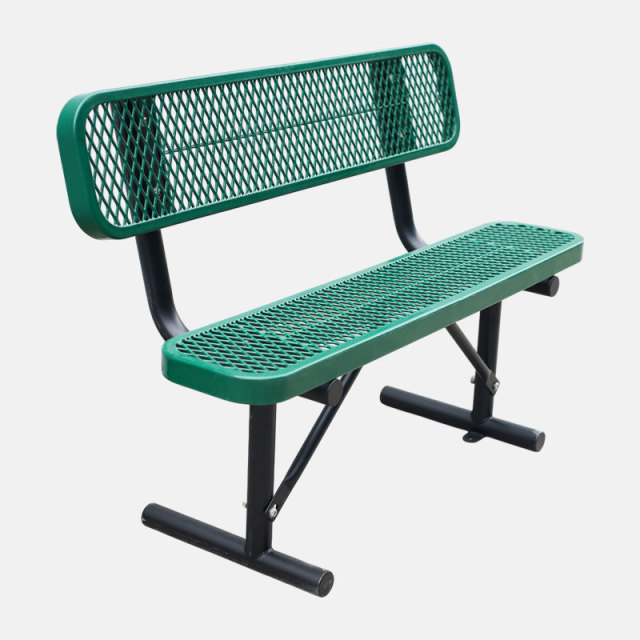 Garden Bench Thermoplastic Coating 4 ft Steel Bench Arlau