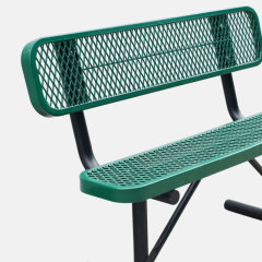 Garden Bench Thermoplastic Coating 4 ft Steel Bench Arlau