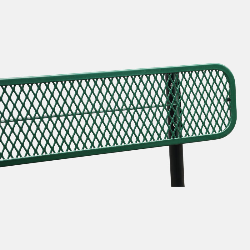 Garden Bench Thermoplastic Coating 4 ft Steel Bench Arlau