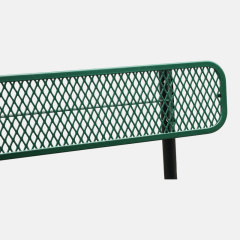 Garden Bench Thermoplastic Coating 4 ft Steel Bench Arlau