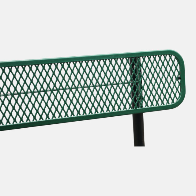 Garden Bench Thermoplastic Coating 4 ft Steel Bench Arlau