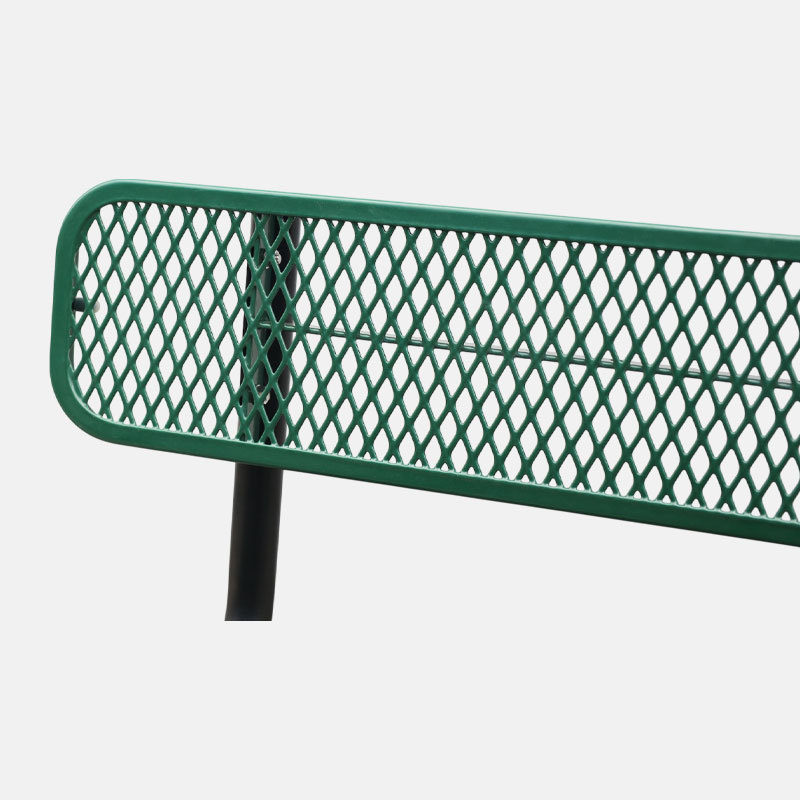 Garden Bench Thermoplastic Coating 4 ft Steel Bench Arlau