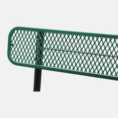 Garden Bench Thermoplastic Coating 4 ft Steel Bench Arlau