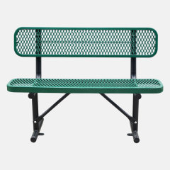 Garden Bench Thermoplastic Coating 4 ft Steel Bench Arlau