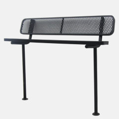 Expanded Metal Park Bench - Thermoplastic Coated Finish