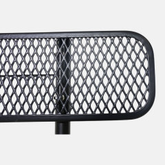 Expanded Metal Park Bench - Thermoplastic Coated Finish