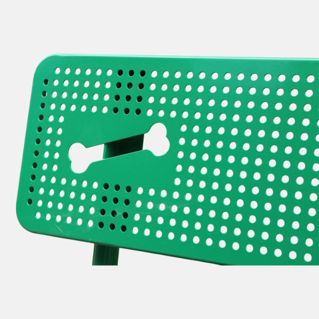 4ft Dog Park Bench - Portable Pet-Friendly Bench with Bone Design