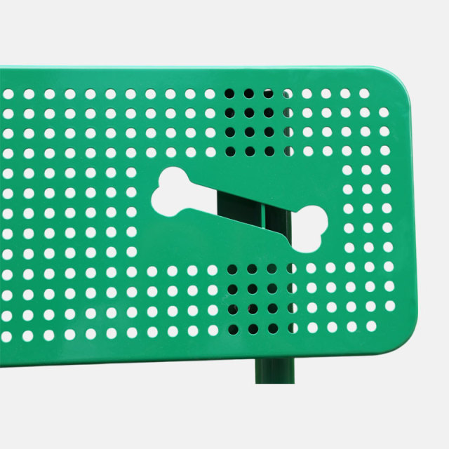 4ft Dog Park Bench - Portable Pet-Friendly Bench with Bone Design