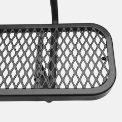Outdoor Bench Perforated Steel Mesh Thermoplastic - Arlau