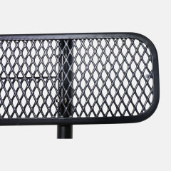 Outdoor Bench Perforated Steel Mesh Thermoplastic - Arlau