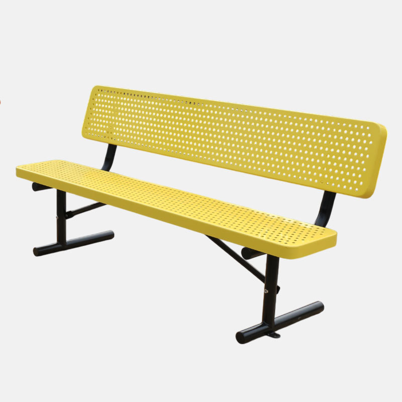 Thermoplastic Coated Outdoor Bench - Rust and UV Resistant Arlau