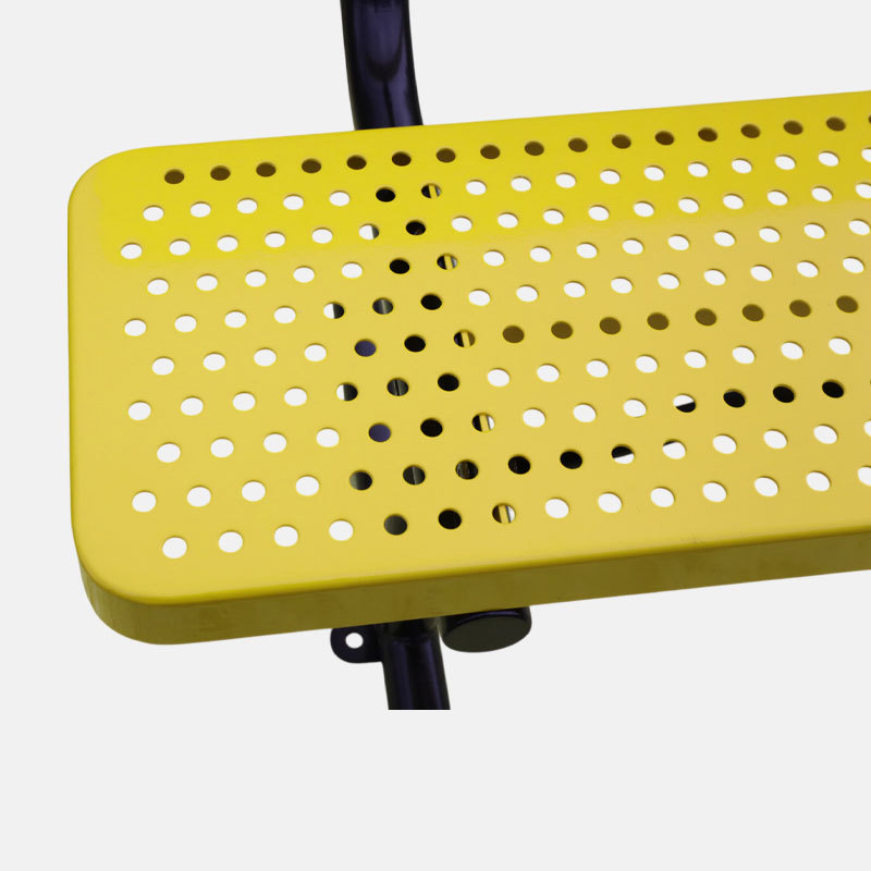 Thermoplastic Coated Outdoor Bench - Rust and UV Resistant Arlau