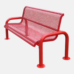 Commercial Outdoor Bench - Heavy-Duty Thermoplastic Coated Seating