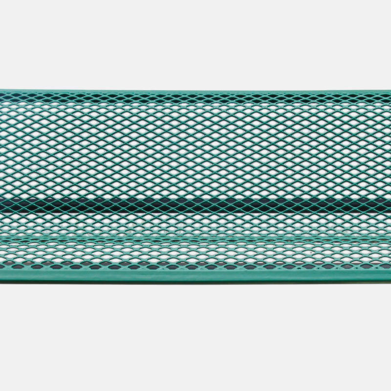 yalau 6-Foot Heavy Duty Thermoplastic Coated Steel Outdoor Bench