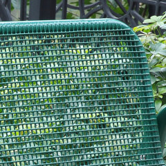 Metal Bench - 6ft Outdoor Public Seating with Back