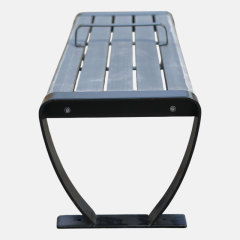 Eco-Friendly Backless 4ft  6ft Park Bench - Recycled HDPE - Arlau