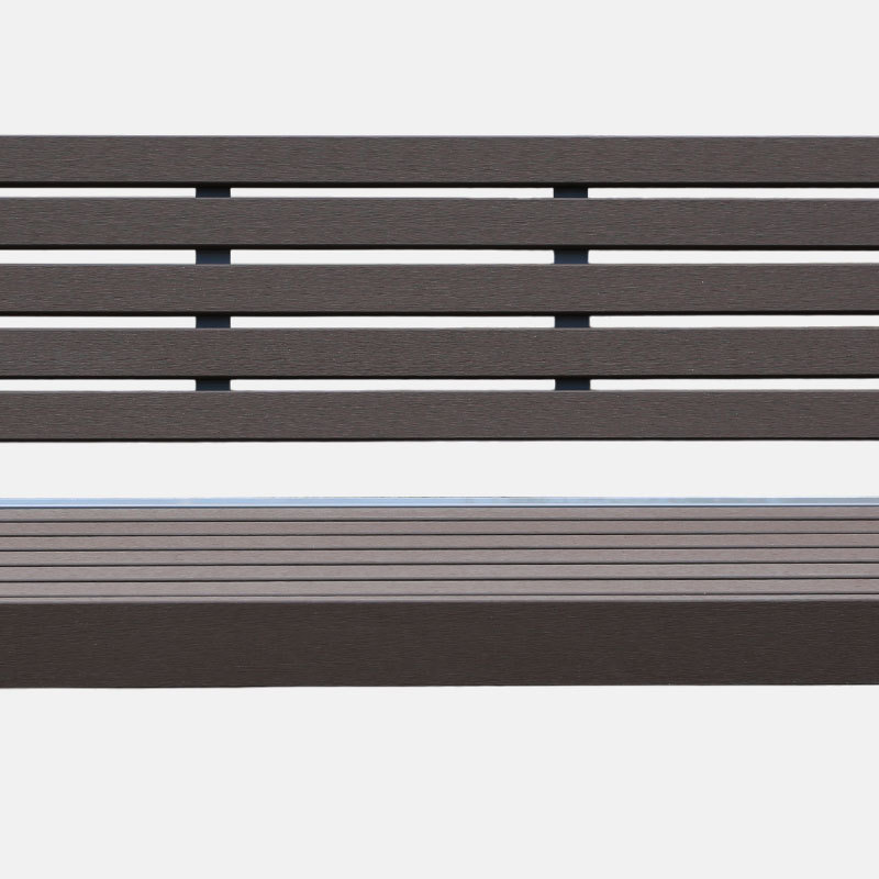 WPC Outdoor Garden Bench - Lightweight High Load-Bearing - Arlau